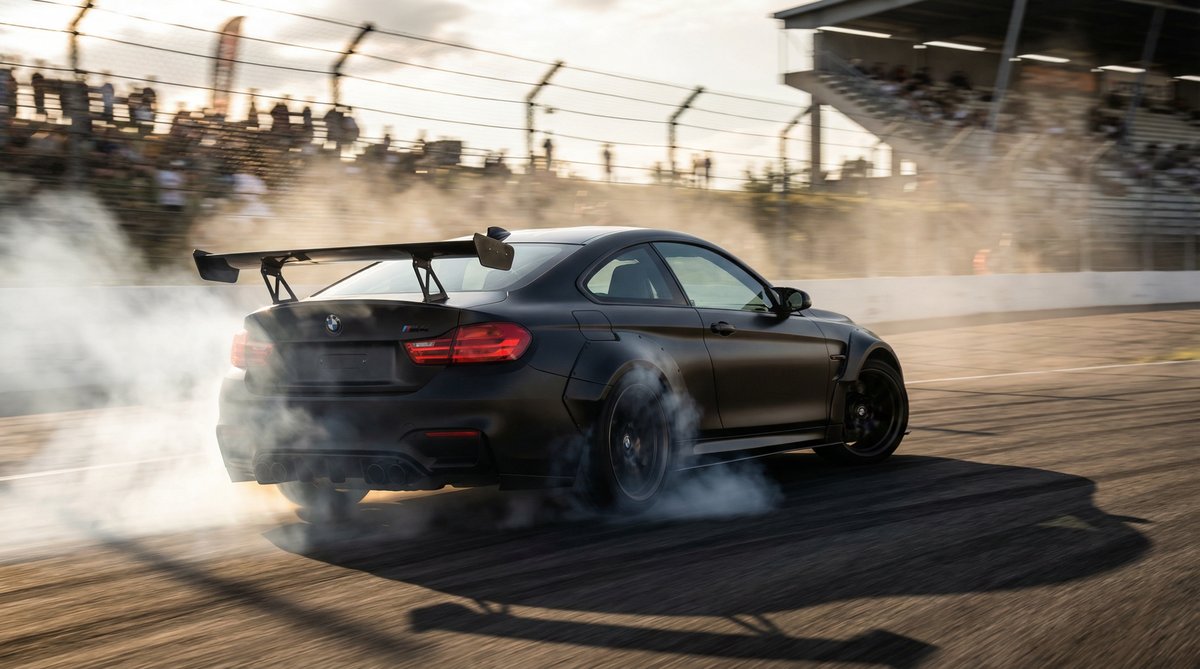 四虎视频：BMW M4漂移